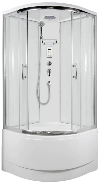 ARTTEC  - CALYPSO 90 x 90 cm - Parný sprchový box model 8 čiré sklo